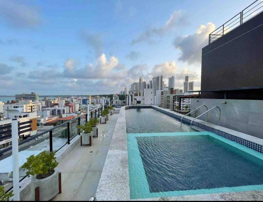 Lindo Apt Com Frente Para O Mar 3 Andar Cabo Branco João Pessoa Kültér fotó